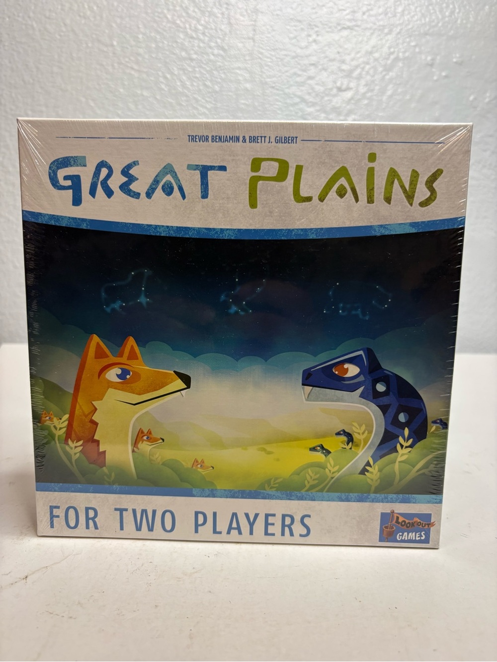 Great Plains Board Game - Blue, Green, Yellow Artwork